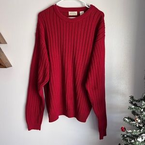 Vintage St. John’s Bay Red Sweater